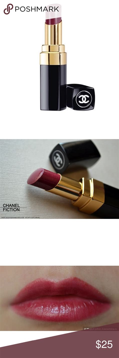 chanel rouge coco shine 81 fiction|Chanel Fiction Rouge Coco Shine Hydrating Sheer .